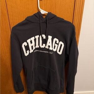 H&M Black Chicago Hoodie